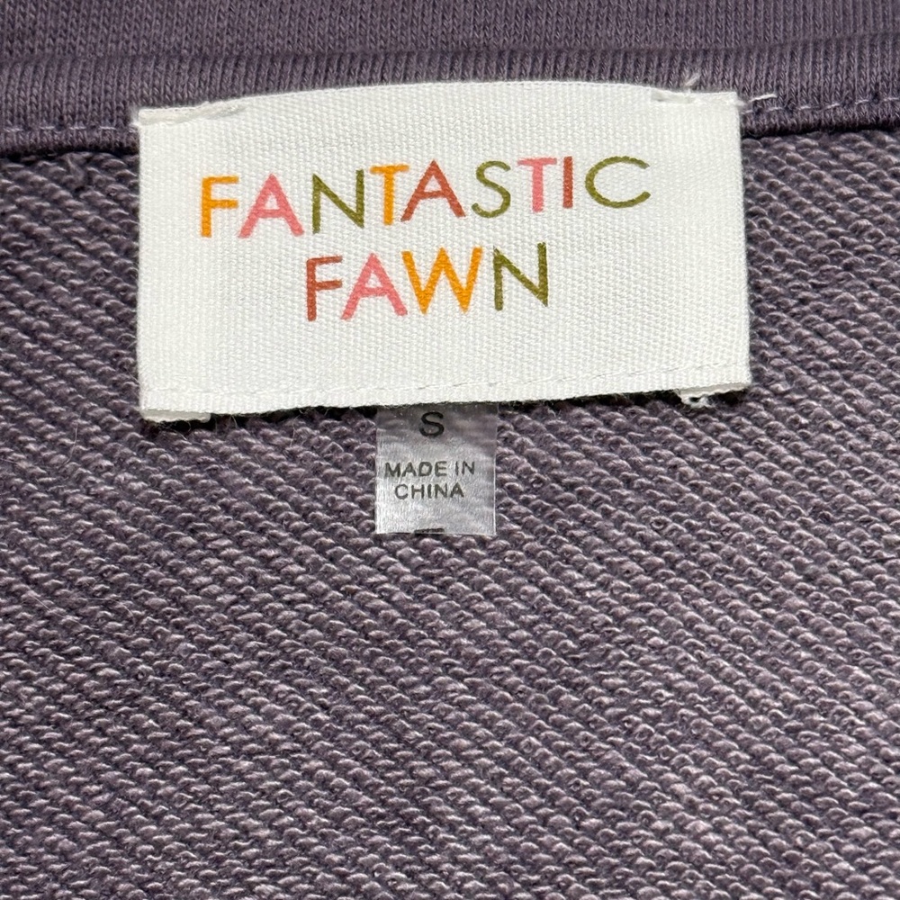 Fantastic Fawn Purple Zip Up Jacket - Picture 2 of 7